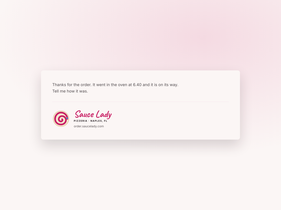 Email signature mockup